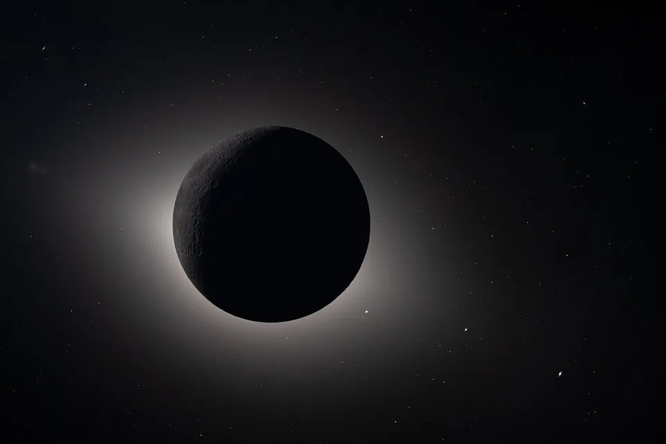 アルテミス2の宇宙船から撮影した日食（2026年4月）
