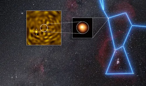 VLTが写したベテルギウスと、伴星の候補