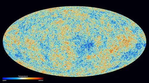Planck space telescope image of the oldest light in the universe.