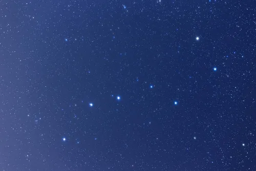 夜空に見える北斗七星