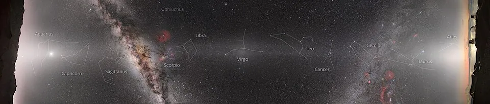 ハワイとチリで撮影された天の川の夜空