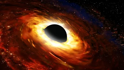 ブラックホールの想像図