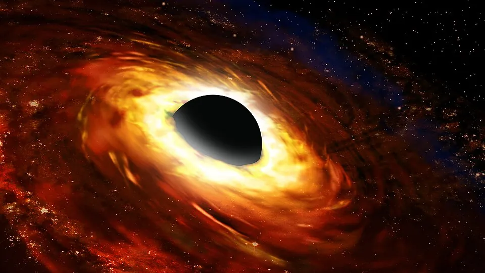 ブラックホールの想像図