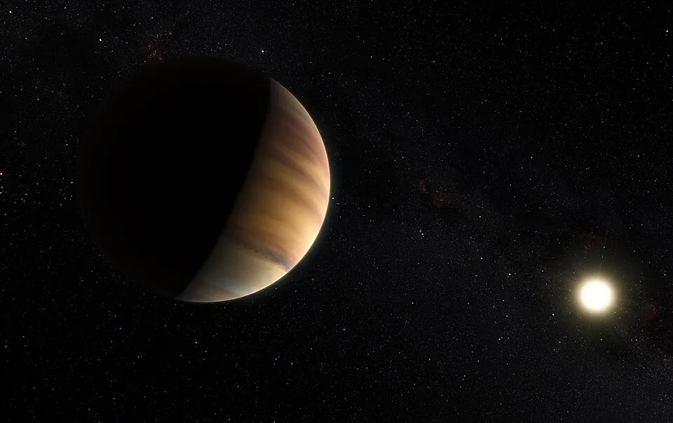ホットジュピター、ペガスス座51番星bの想像図