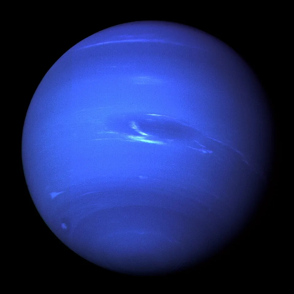 ボイジャー2号が写した海王星